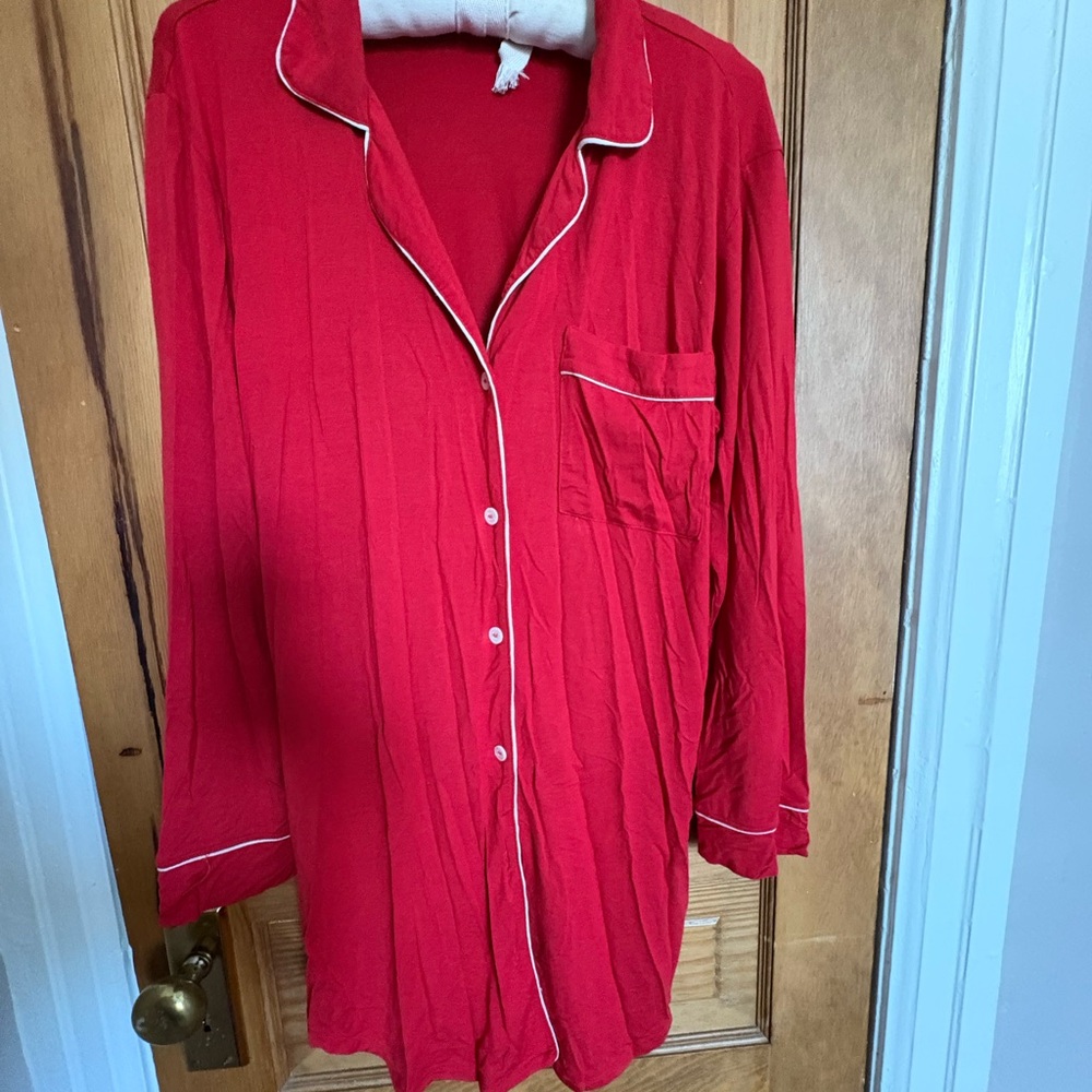Eberjey Red Women's Sleep Shirt